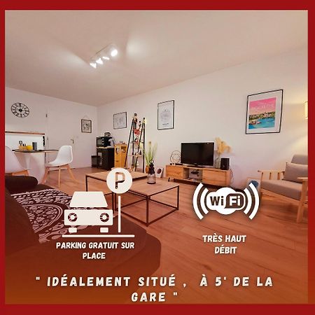 Appartement Cosy Proche Gare - Fibre Optique Et Parking Angoulême Eksteriør bilde